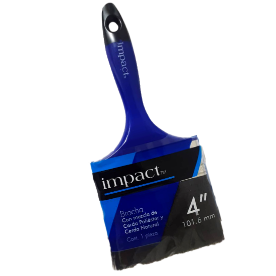Brocha 4" Azul Impact 101.6 Mm