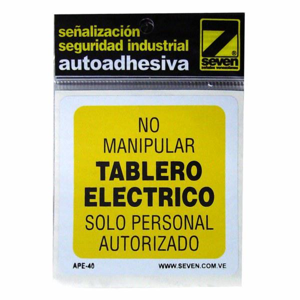 Señal No Manipular Tablero Ape-40