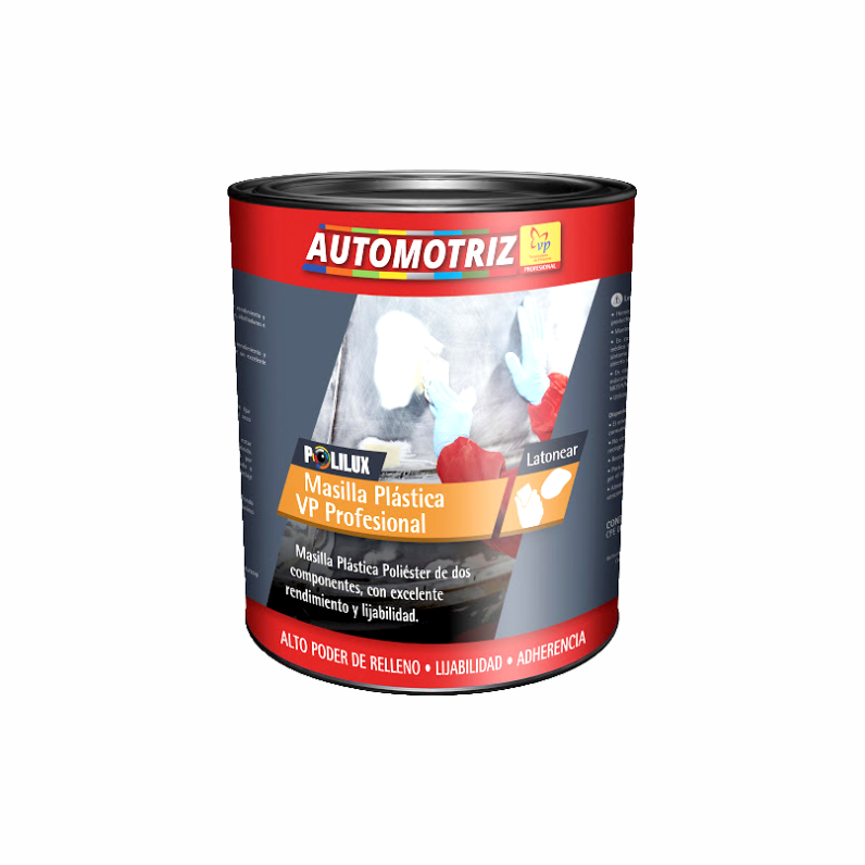 Masilla Plastica Profesional 1Gl Vp C/Catalizador