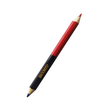 Lapiz para Carpintero Azul y Rojo Security