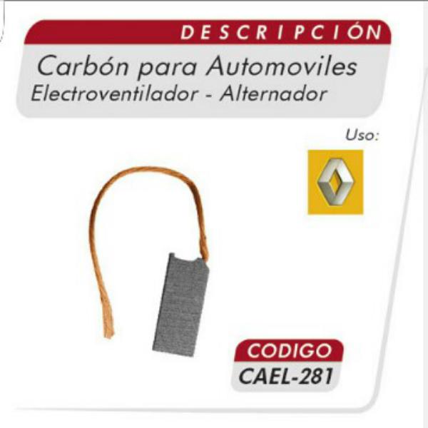 Carbon Electrov-Alternador Cael-281