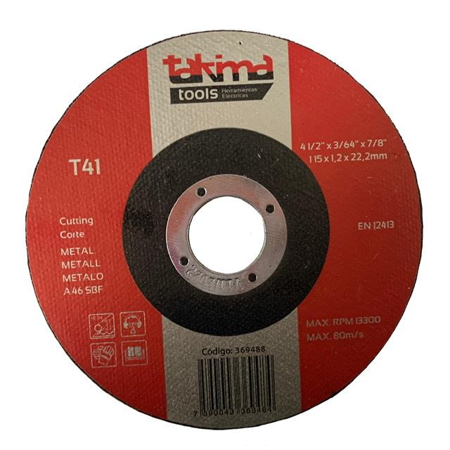 Disco de Corte Extra Fino 4-1/2" Takima