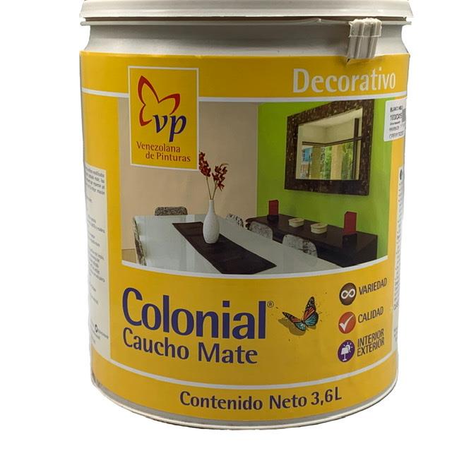 Pintura Caucho Blanco Hielo 1 Galon Colonial Clase C