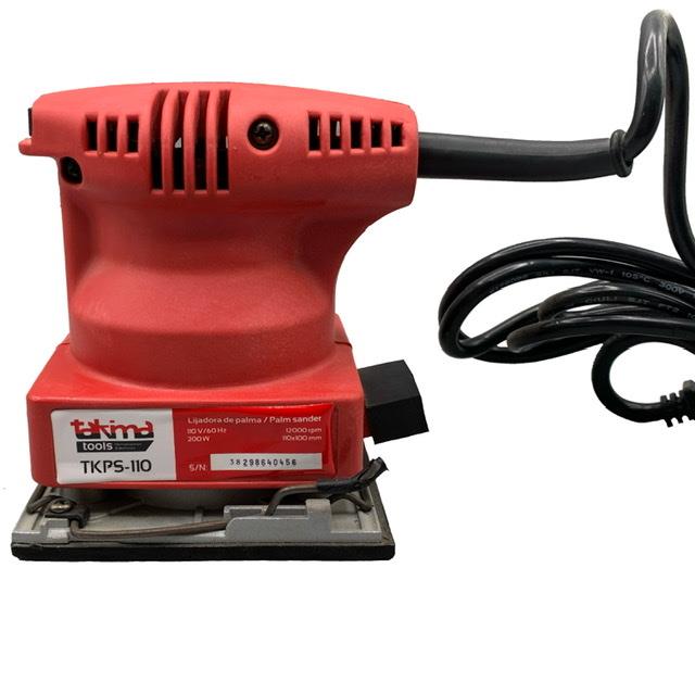 lijadora de palma 230w 110 x 110mm takima
