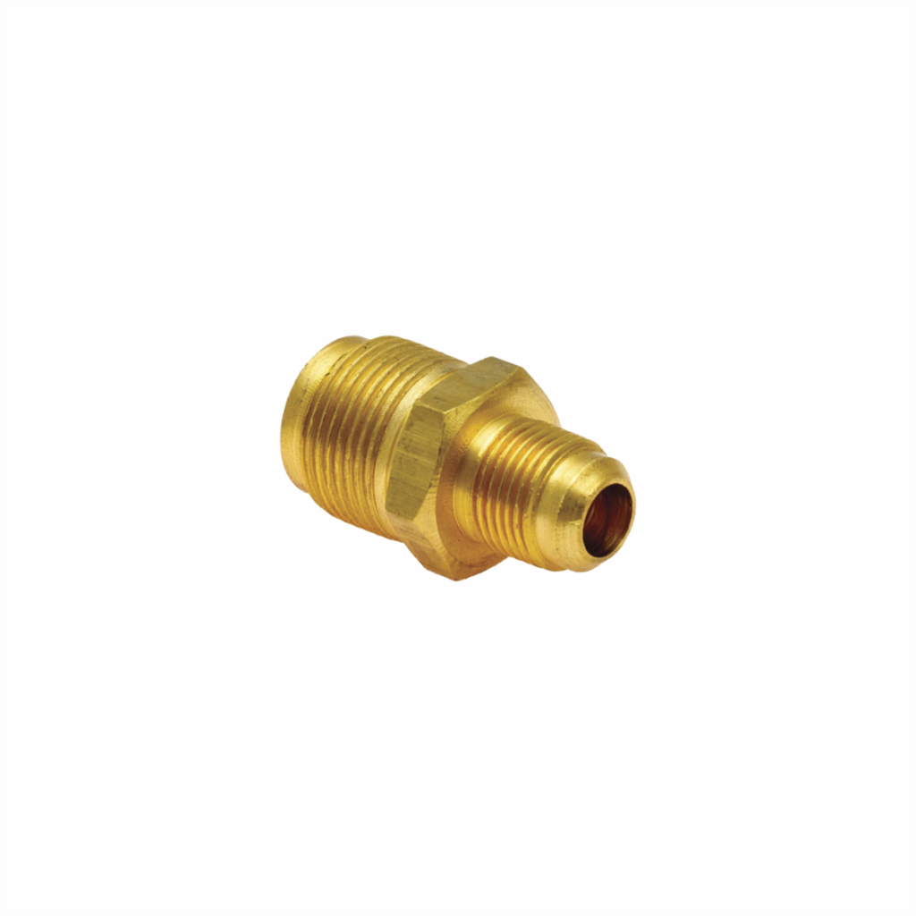 Union Flared Reductora 1/2" X 3/8" Bronce