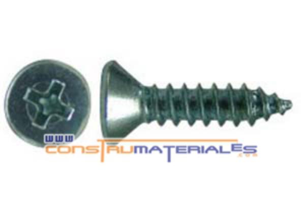 Tornillo Autorr Estria C/Plana 12 X 1-1/2"