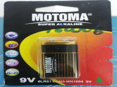 Pila Alcalina 9V Motoma