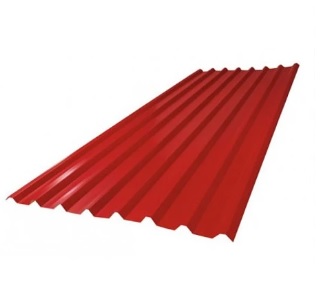 Lamina Arquitectonica Roja 6.00Ml X 0.80Cm