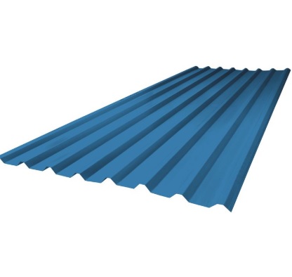 Lamina para Techo Arquitectonica Azul 6.00Ml X 1.05Cm