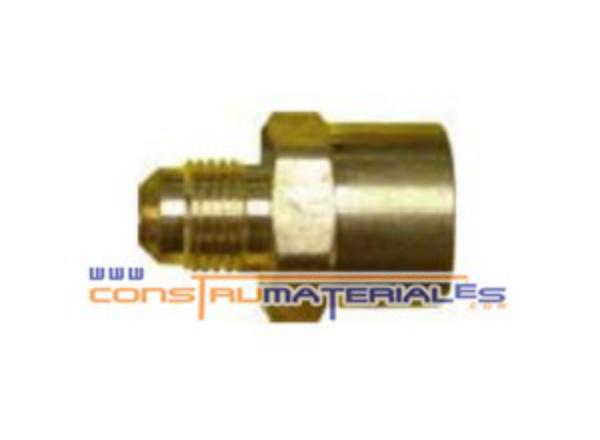 Conector Hembra Macho Flared 1/4X3/8