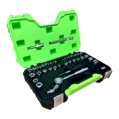 Juego de Autoclet Lobster 42Pzs Mm/Sae 3/8-1-1/4"