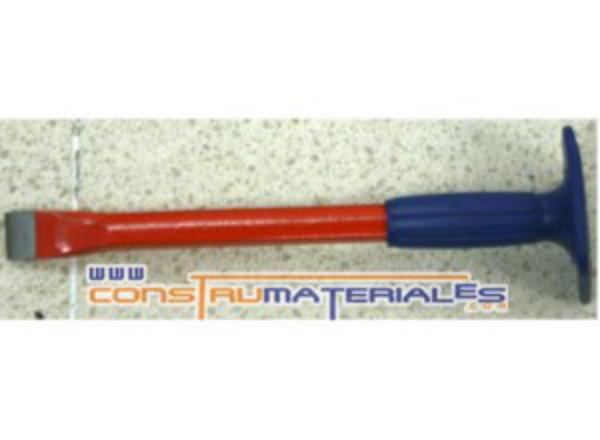 Cincel Plano 12" Prot de Plastico Saco