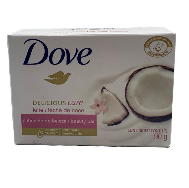 Jabon Hidratante Dove Leche de Coco 90Gr