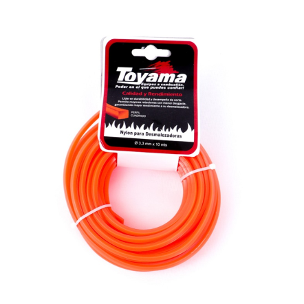 Nylon para Desmalezadora Cuadrado 3.3Mm 10Metros