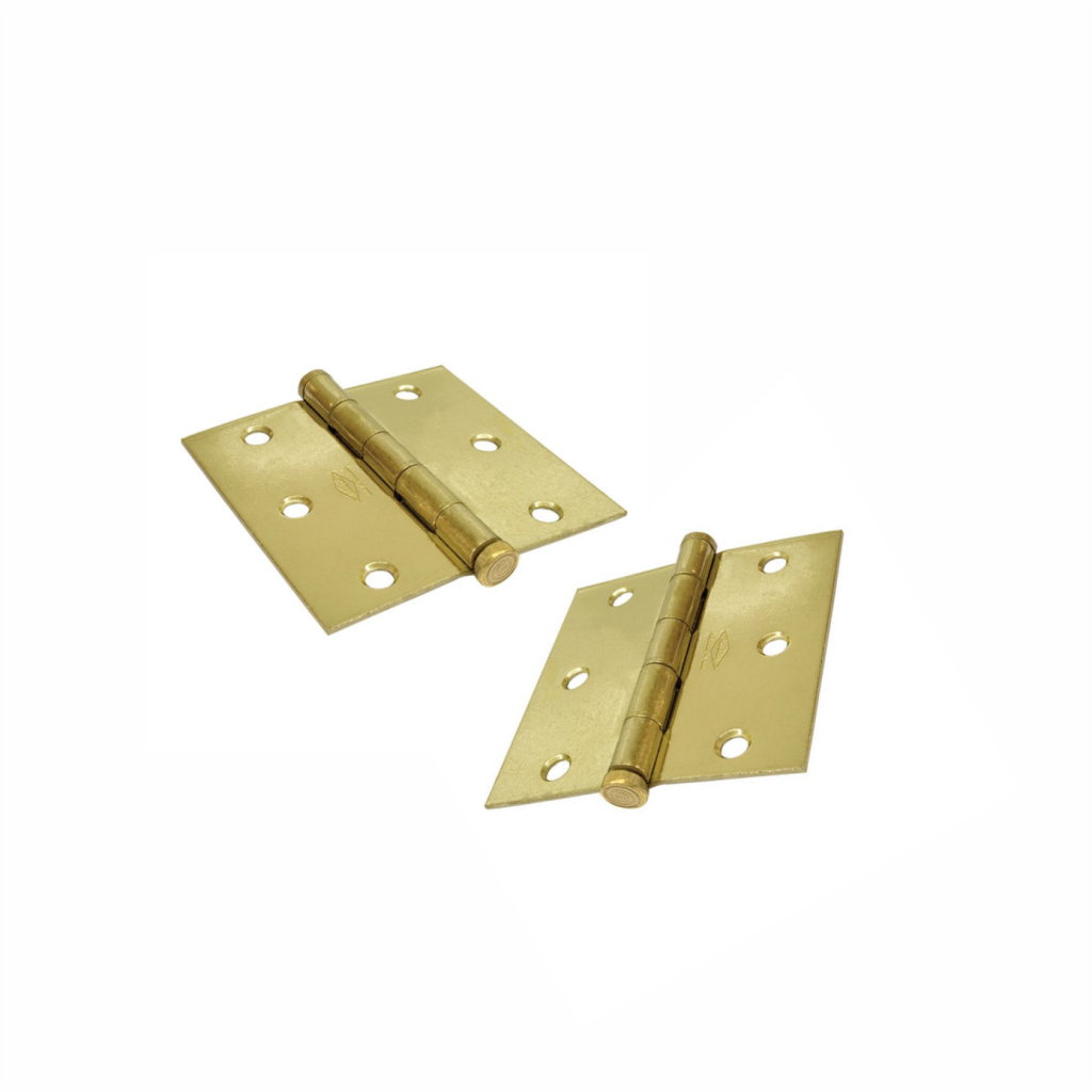 Bisagra Dorada para Puerta de Madera