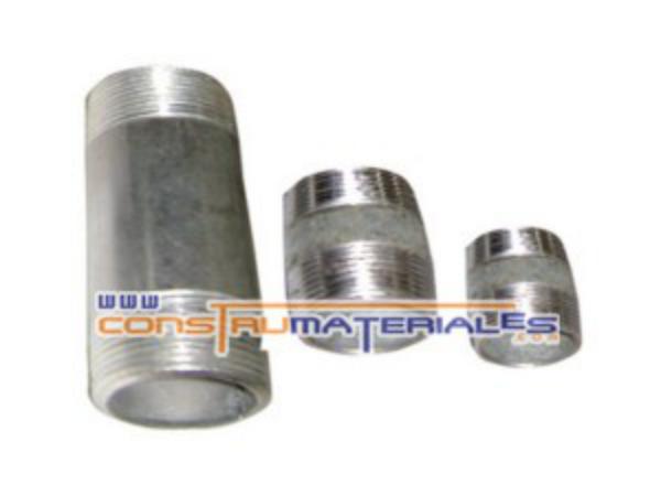 Niple Galvanizado 1-1/2" X S/Corrido