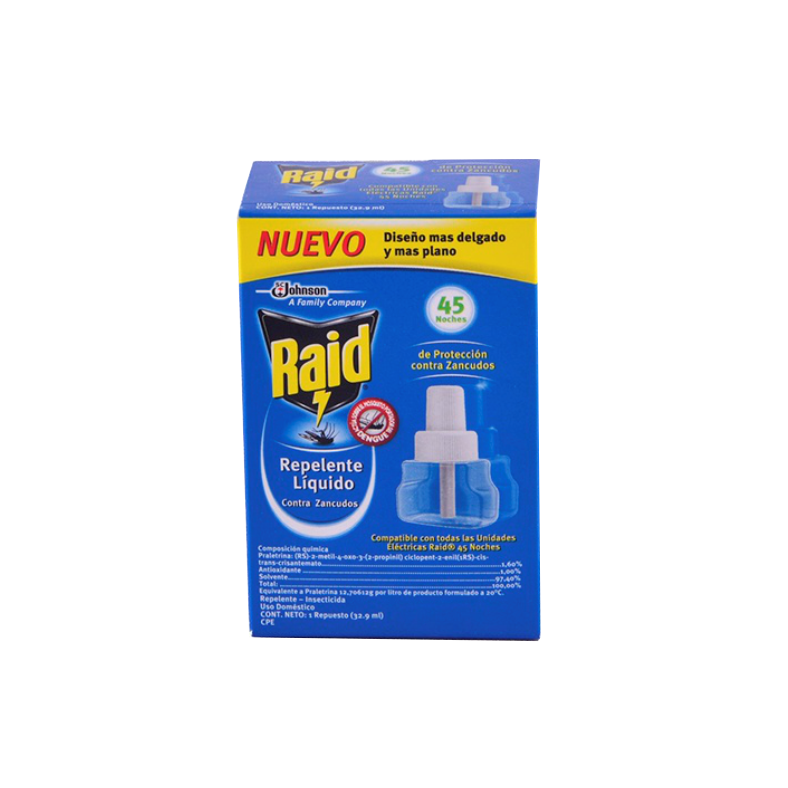 Repuesto Raid Liquido 33Ml