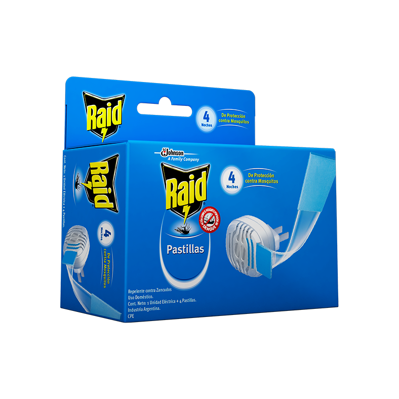 Raid 1 Unidad Electrica + 4 Laminas Pastillas