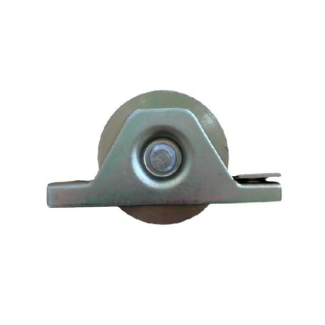 Rueda Porton Empotrar 3" con Base con Rolin Canal V
