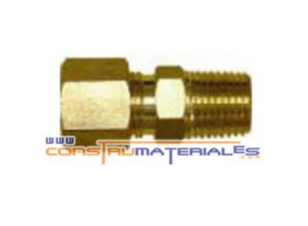 Conector Macho de Compresion R 1/2 X 1/2