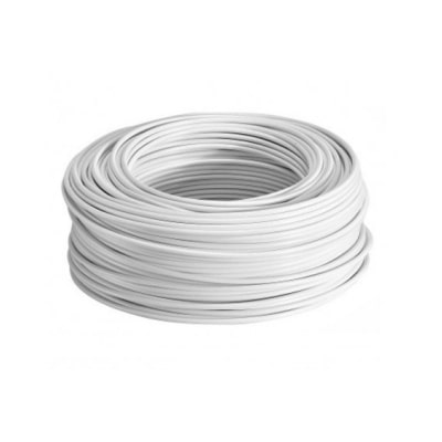 cable thw/thhn #10 blanco  rollo 100ml 100% cobre