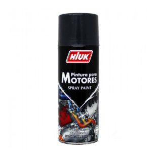 Pintura en Spray para Motor Negro 400Ml Hiuk