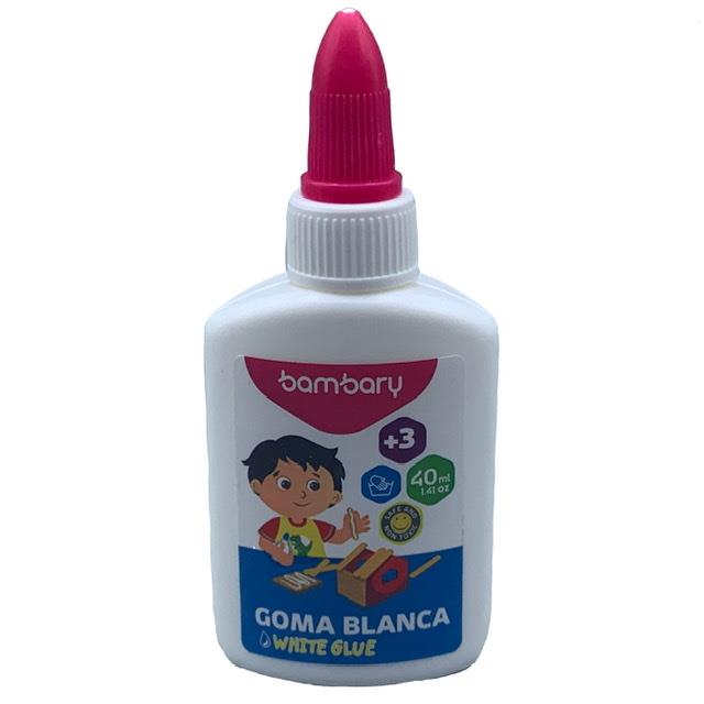Pega Blanca Escolar 40Gr Bambary