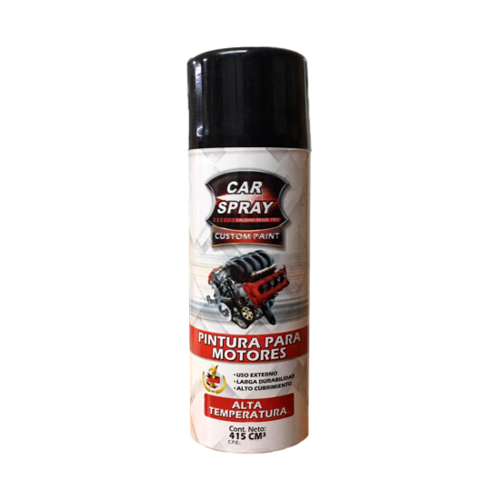 Pintura para Motores Alta Temperatura Negro Brillante 415 Cm3
