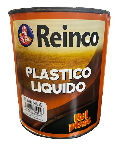Plastico Liquido Exterior Marino Brillante 1/4 Gal Reinco