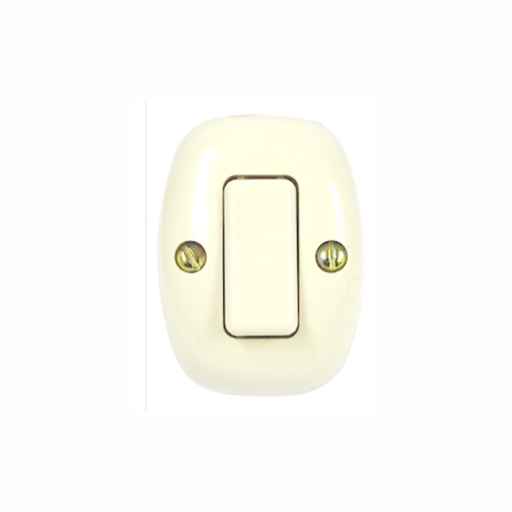 Interruptor Sencillo 1V P52 Oval