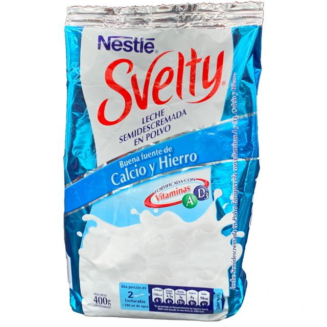 Leche Semidescremada en Polvo Svelty 400Grs