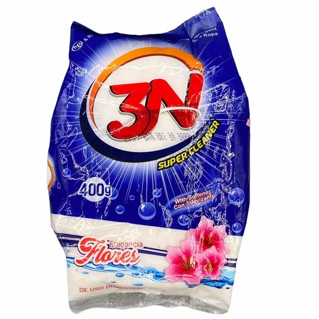 Detergente 3N Fragancia Flores 400 Gr
