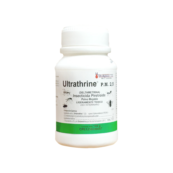 Insecticida en Polvo Mojable Ultrathrine 100Gr