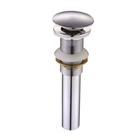 Desague Push Metalico Grande C/Rebosadero P/Lavamanos Griven