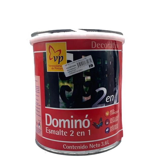 Pintura Esmalte 2 en 1 Negro Carbon Brillante 1 Gal