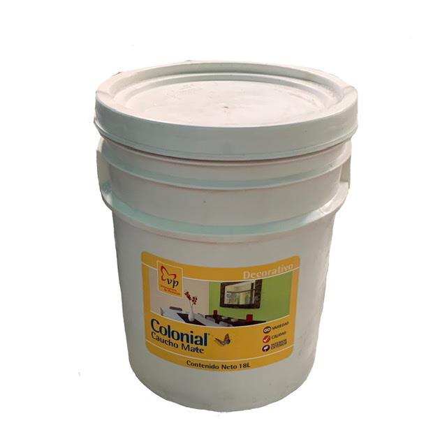 Pintura Caucho Blanco 5Gl Colonial Clase C