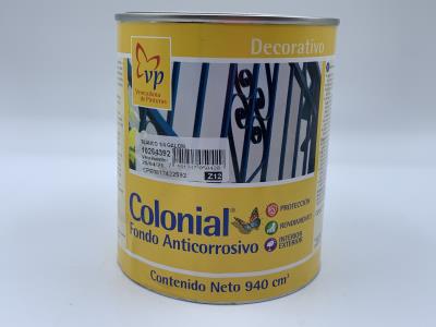 Fondo Anticorrosivo Blanco 1/4 Gl Colonial