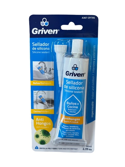Silicon Transparente 80Ml Griven