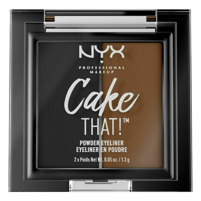 Delineador en Polvo Nyx Marron Oscuro y Claro