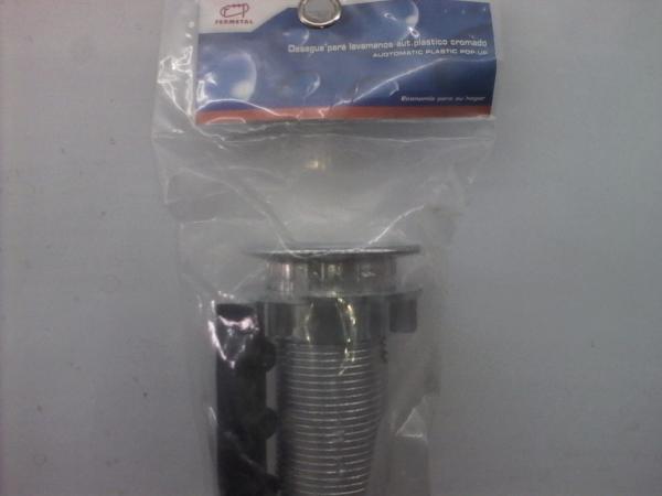 Desague P/Lavamano Plast/Cromado