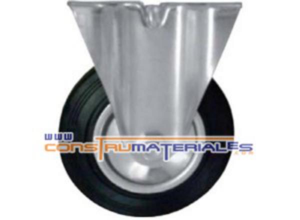 Rueda Industrial con Base Fija 4"