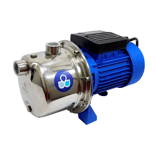 Bomba de Agua Tipo Jet 1Hp de Acero Inox Autocebante Griven