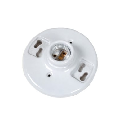 Socate Receptaculo Porcelana Blanco 4" E27 Troen