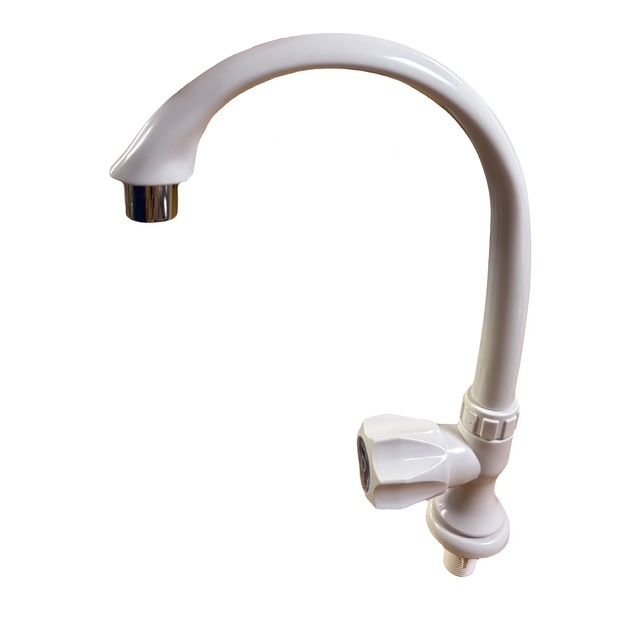 Griferia Fregadero Individual Blanco Griven