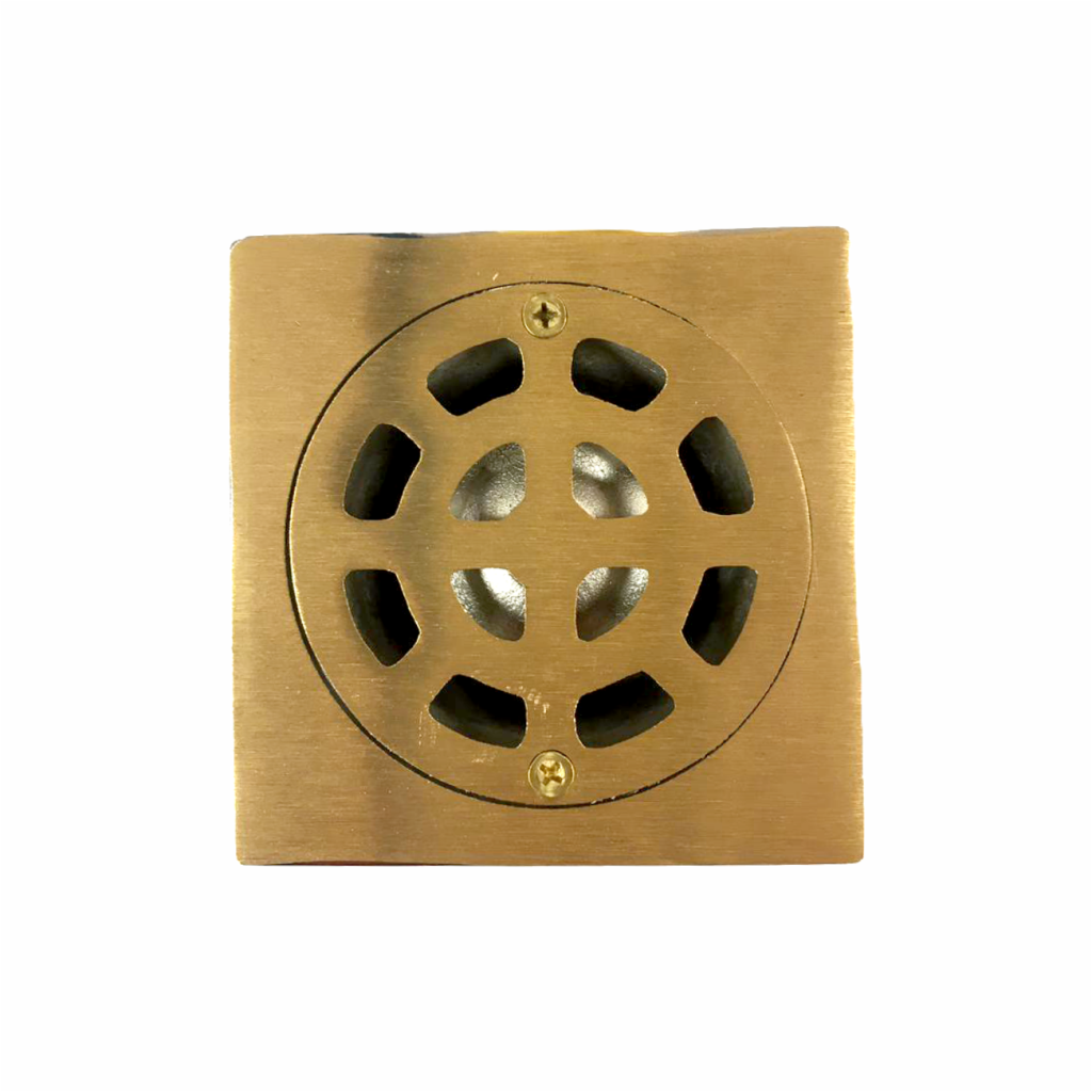 Inodoro Bronce Cuadrado 10 Cm
