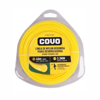 Nylon Redondo para Desbrozadora 46Metros 3.33Mm Covo