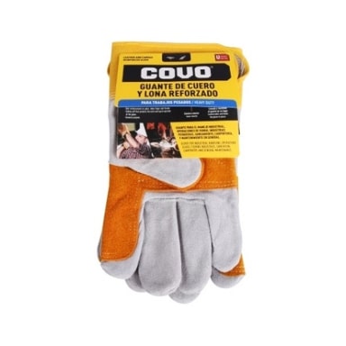 Guante de Cuero y Lona Reforzado Covo