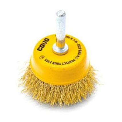 Cepillo Copa de Alambre 3" X 1/4" Covo