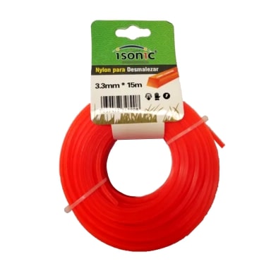 Nylon para Desmalezadora Cuadrado 3.3Mm 15Metros