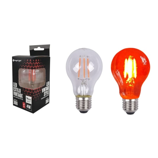 Bombillo Led 4W Vintage Rojo Angel Light
